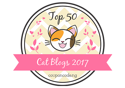 Top 50 Cat Blogs 2017 is among BJj Bangs awards and media