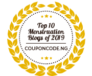 Banners for Top 10 Menstruation Blogs of 2019